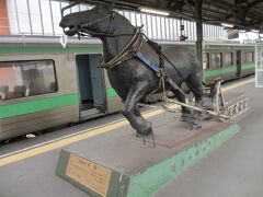 滝川出発から40分後、終点岩見沢に到着。函館本線の電車運用は速いはやい。