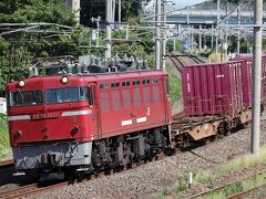 ここでED76の貨物列車2本を撮影します。

貨物列車撮影の後は銀釜様ことEF81-303が福岡貨物ターミナルの検修庫で車輪削正作業をしているとの事だったので千早駅からシェアサイクルを使ってへ行ってみます。