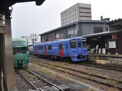 　ゆふいんの森1号を日田駅で下車し、見送ります。