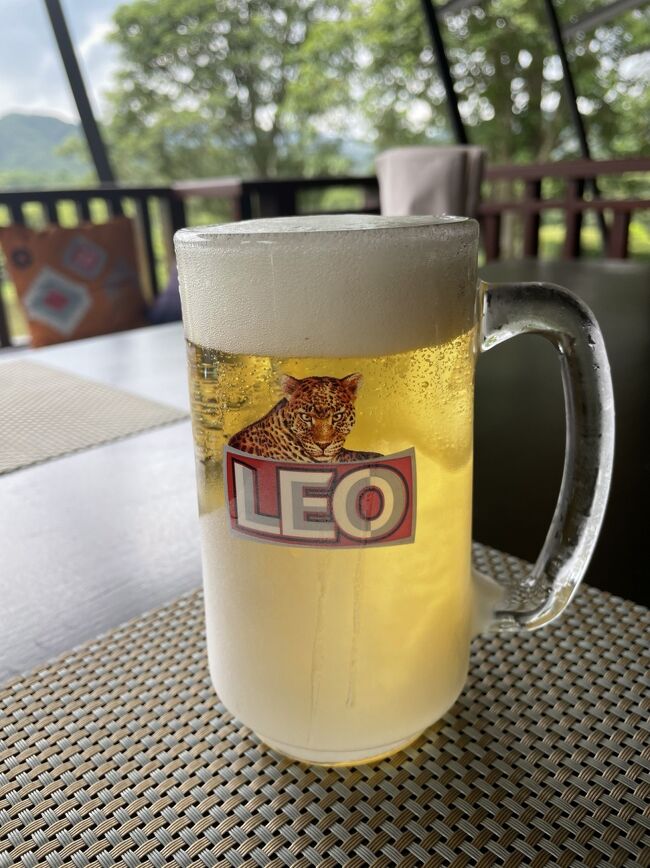 そしてシンハービール（グラスはＬＥＯですが）<br />ピッチャー（中ジョッキ4杯ほど）、これで一杯200円しません。<br />お値段よりも、何よりも、ジョッキもビールも冷え冷え、知覚過敏がうずくぐらい冷え冷え。うまい。