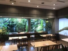 植物園の中にはカフェもあった

このカフェは植物園を見渡せる穴場カフェとしても有名らしい