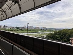 多摩川真上の
二子玉川で乗り換え
兵庫島公園整備中
