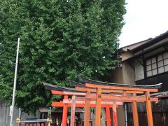 島原大銀杏弁財天社。この後すぐ訪れる島原住吉神社の境内の北端にあったご神木の大銀杏です。明治時代の廃仏毀釈により住吉神社が廃社になった後も神木として残りました。その後住吉神社は再興されましたが境内はずっと小さくなり、昭和5年にこの木の根元に「弁財天」が祀られる事になりました。