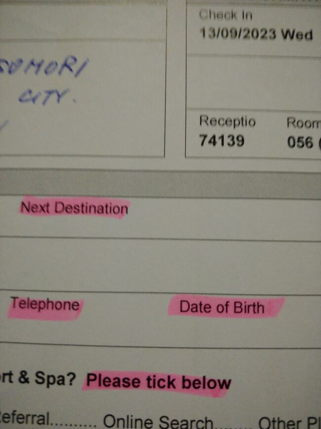 とりあえず　今日の書類です