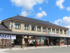 遠野駅、駅舎全景。