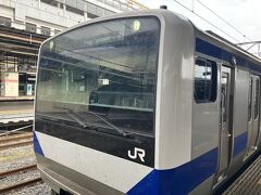 小山駅から水戸線に乗車。