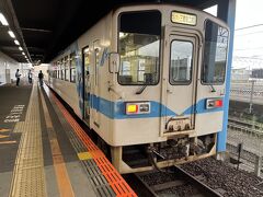 初乗車の水島臨海鉄道で、三菱自工前まで。