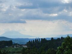 うっすら桜島が見えました。