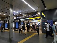東急東横線で渋谷駅に到着！。

えーー、渋谷駅ってこんなに変わったのー！！。
ｓｕｋｅｃｏの知っている渋谷駅は、何十年も前のものなのねー（笑）。

さて、セルリアンタワー東急ホテルまで徒歩で向かいます。
ＨＰに載っている行き方（バリアフリールート）通りに行ってみます♪。