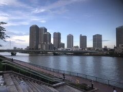 聖路加ガーデンの外の隅田川沿い

高校の頃八丁堀から歩いてよくここ来てたけどホントに好きな場所だ