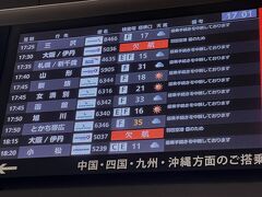 羽田に到着～

って雷雨で搭乗手続きが中断中(´；ω；｀)
しかも伊丹便は既に立て続けに欠航。