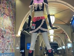 一旦ホテルに戻り、荷物を引き取り名古屋駅へ。
ナナちゃんはプリキュアでした。