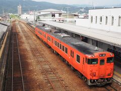 さて、三次から先の芸備線は、首都圏色のキハ47でした。2両編成。。