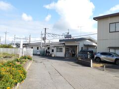 武州唐沢駅　ここから歩き始めました。ここは越生町。