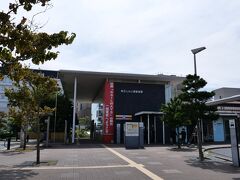「上田そば店」でお昼ごはんを食べた後は、徒歩で松江しんじ湖温泉駅へ。