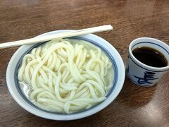 昼前に自宅を出発して、長田うどんで昼食

釜揚げうどんは、長田うどん一択です。