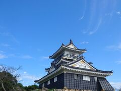 高速で一路浜松城公園へ。
天守閣に上がるのは200円
城好き＆高いとこ登りたがり（＝主人）は勿論上ります。