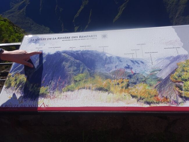 ヌドブフ（牛の鼻）で写真休憩（周囲の模式図）