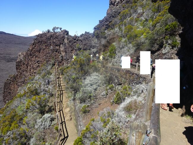 標高１２０mのカルデラ内に下って行きます。