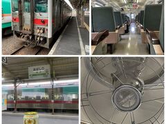 網走駅で釧網線の釧路行きに乗ります。列車に乗るともわぁと暖かい。え、暖房している？暑くて扇風機を回します。扇風機には懐かしい国鉄マークが。