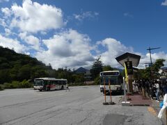 40分ほどバスに揺られて、中禅寺温泉BTに着きました。