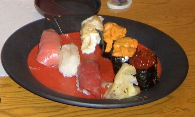 ウニもたっぷり大満足です。