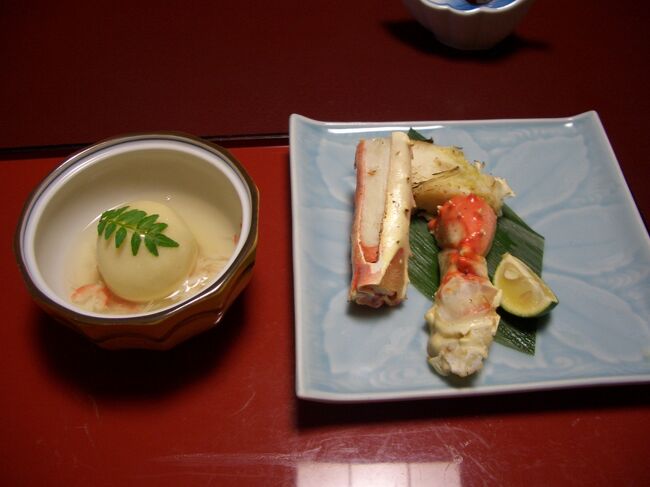 たらば蟹もありました。