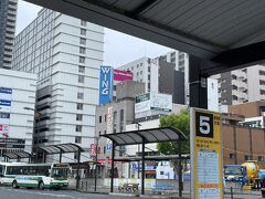 無事に福山駅に到着。
そのまますぐに５番乗り場から鞆の浦に向かいます。
こちらも本数が少ないので乗り継ぎ時間に注意です。