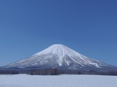 羊蹄山　まだまだ雪が残る頃