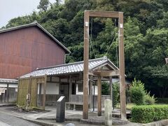 千種川と海と丘に囲われた坂越
こちらの木戸門を閉じることで街の安全を確保できたようです。