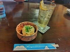 今日の夜ご飯も予約しといたまるみ屋
ジーマーミ豆腐の揚げ出しが美味しい