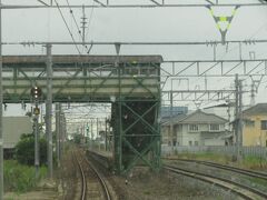 2023.07.02　博多ゆき特急みどり（リレーかもめ）２号車内
大町を通過。