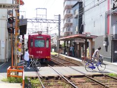 我孫子道が終点なので「我孫子道停留場」で下車しました、

現在の阪堺線は全て恵美須町/我孫子道間で、上町線の天王寺駅前/住吉間が浜寺公園まで直通運転に成ってるようで、どうやら時代と共に天王寺駅前発着がメインのようです。