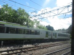 2023.08.10　松本ゆき普通列車車内
小淵沢では“抹茶みるく”に出会う。最近乗ってないな～後から乗るけど。