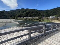 錦川の水はとても澄んでいて、きれいでした。