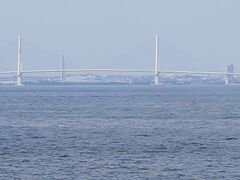 横浜ベイブリッジが見えました