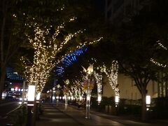 神戸ハーバーランドにやってきました
神戸港へ続く道　
「神戸ガス燈通り」のイルミネーションがキレイ☆彡
