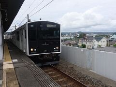 チェックアウト後、東唐津駅まで歩きました。