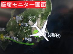 突然 機体が 急加速・急上昇
羽田空港から遠ざかっていくのが 座席のモニター画面でも確認できる

CAのアナウンスによると「滑走路の安全が確保できないとの理由で 管制塔の指示により 着陸をやり直します」とのこと

これにより機体は「予想外のルート」を飛ぶことになった
　