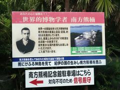 水族館のすぐ近く、番所山公園の中には粘菌の研究で有名な南方熊楠（みなかたくまぐす）記念館があります。