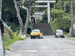 幸坂のドンツキには『山上大神宮』が鎮座します。

幸坂の山側の勾配は急でしたので、参拝はしないで坂の下から眺めるだけにしました。