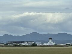 空港が見えました！（同じ月にまた島根再訪の予定あり、次は飛行機利用です（笑））