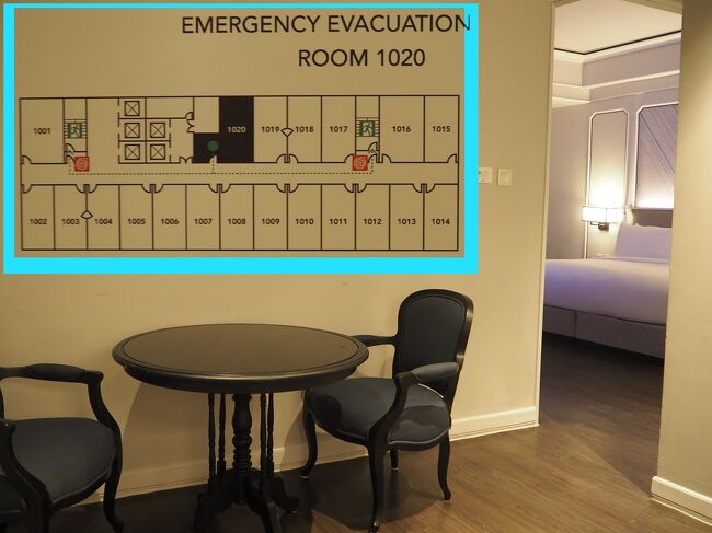 ■□■　８月7日【プーケット1日目】<br />□■□　コートヤード・プーケットタウン<br />■□■　10階Jr.スィート<br /><br />ミニキッチンとリビングスペース部分だけ<br />広くなってるみたい。<br /><br />