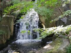 せっかく徳川園にきたので、園内を歩き回り人工の滝・「大曽根の滝」で一服。