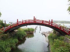 そのあと、霊場手前にある太鼓橋へ