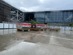マレの空港は、新空港にむけ、工事中。（中国資本？）