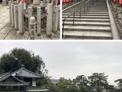 福寺南円堂前にある「百度石」と階段を下りた場所にある猿沢の池です。

「百度石」は、神仏に祈願するために百度参拝することを言うもので、元々は毎日百日続けて参拝することを指していたようですが、時間や距離的な事から、便宜的に一日に百日参るという形になったそうです。

猿沢の池は、興福寺が行う「放生会」の放生池として、749年に造られた周囲360mの人工池放生池です。