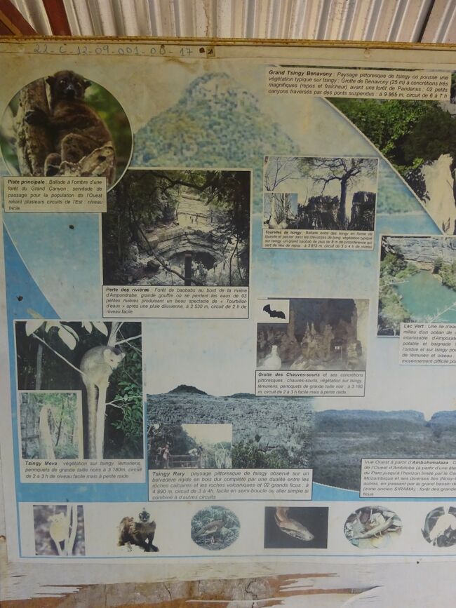 アンカラナ特別保護区（案内図）