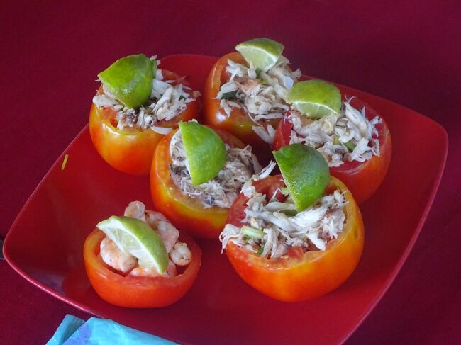 サラダの詰め物