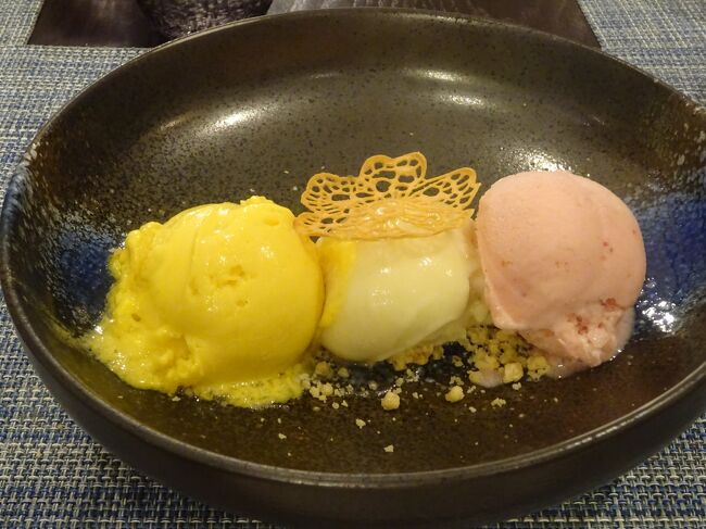 デザート（シャーベット）　アイスクリームが選択制